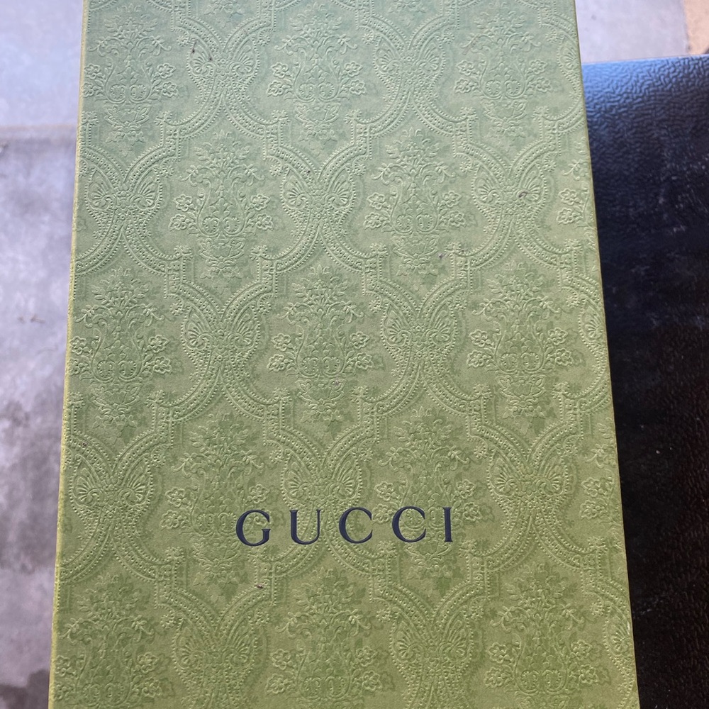 Gucci Olive Embossed Gift Box